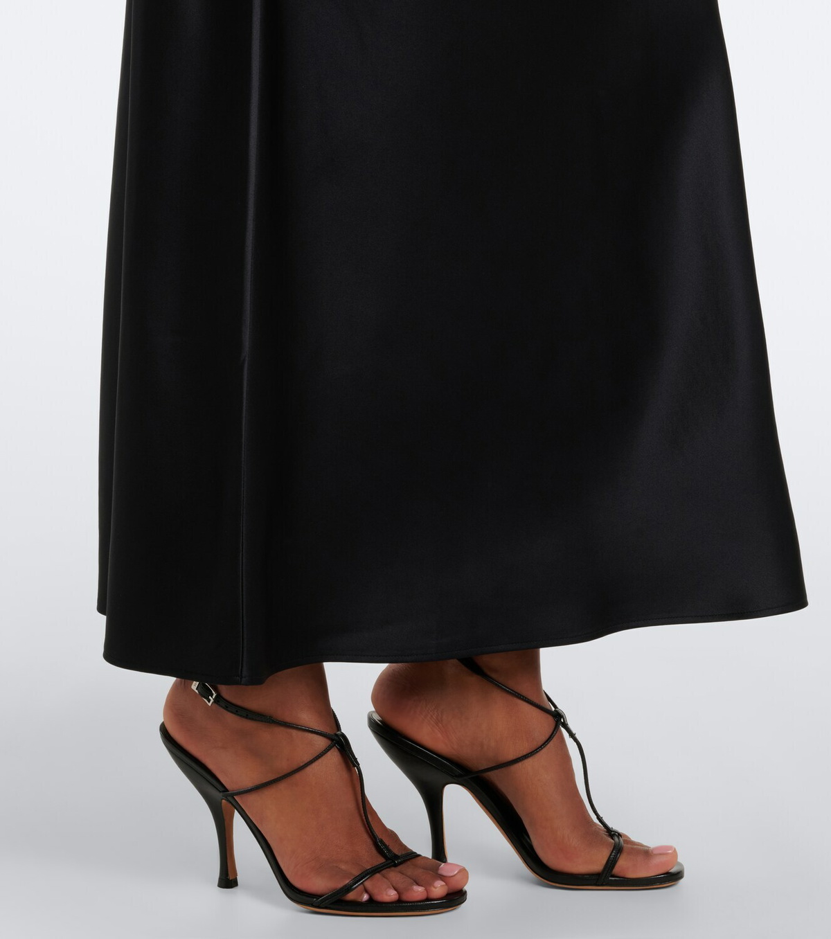 Joseph Isaak silk satin maxi skirt