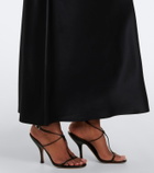 Joseph Isaak silk satin maxi skirt