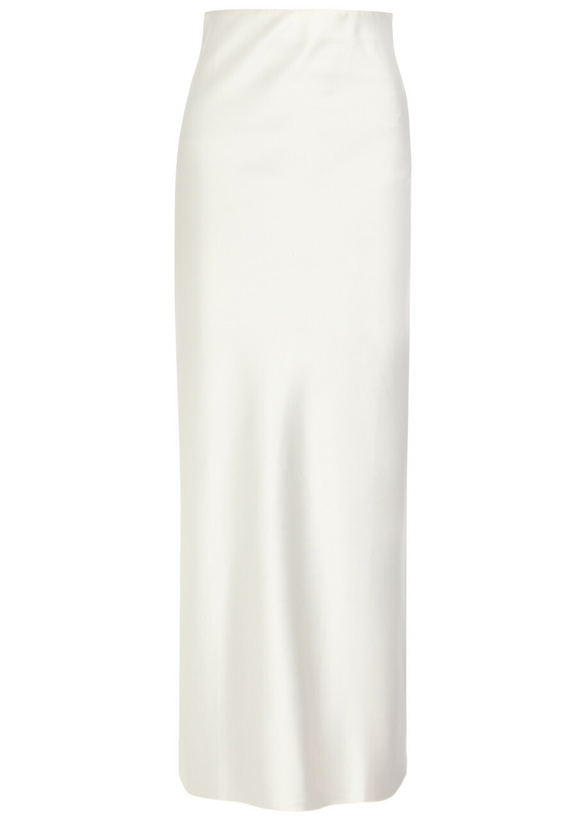 Photo: Skiim Satin Maxi Skirt Off White