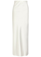 Skiim Satin Maxi Skirt Off White