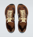 Loewe Ballet Runner 2.0 suede-trimmed sneakers