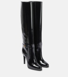 Saint Laurent - Diane 110 knee-high leather boots