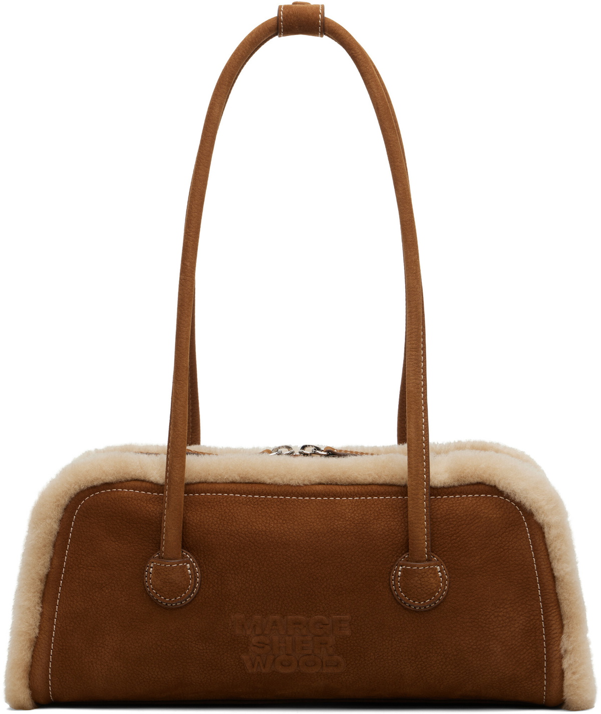 MARGESHERWOOD Tan Soft Boston EW Bag