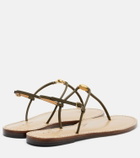 Amanu Naivasha leather thong sandals