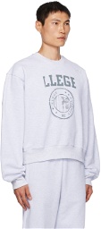 Recto Gray 'LLEGE' Sweatshirt