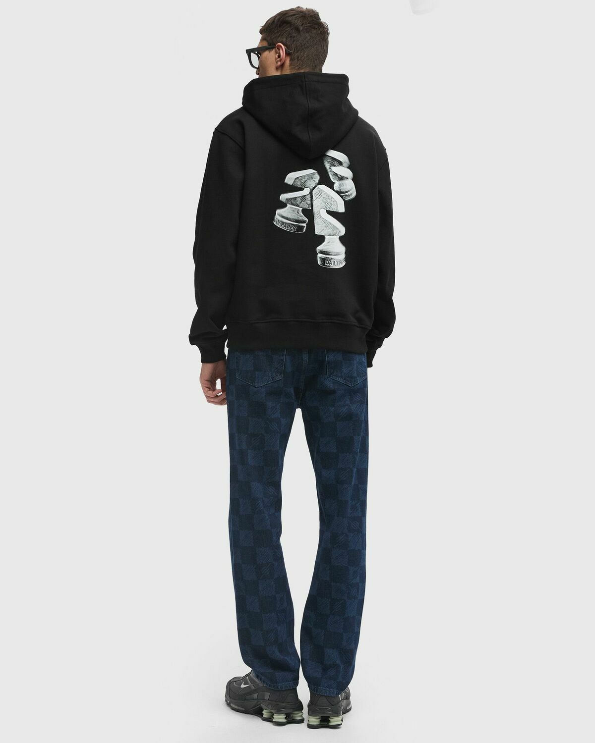 Daily Paper OVERLOOKED HOODIE Black Mens Hoody