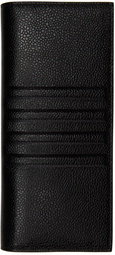 Thom Browne Black Long 4-Bar Wallet