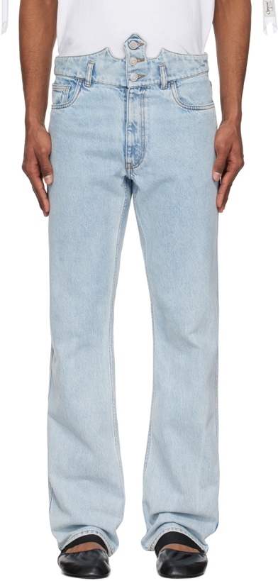 Photo: Coperni Blue Disney Edition Crown Jeans