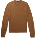 TOM FORD - Slim-Fit Alpaca and Silk-Blend Sweater - Brown