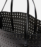 Alaïa Mina 50 Large leather tote bag
