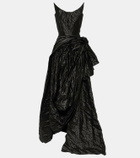 Maticevski Candescence asymmetric bustier gown