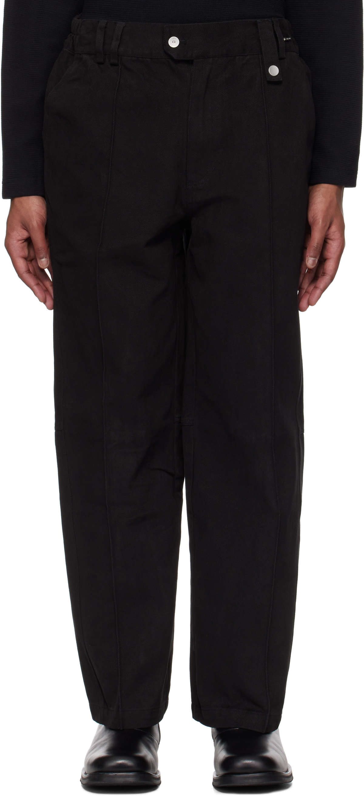 C2H4 Black Staff Uniform Manuals Work Trousers