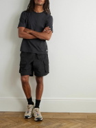 FrizmWORKS - Nyco Straight-Leg Nylon and Cotton-Blend Cargo Shorts - Black