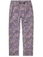 Zimmerli - Floral-Print Cotton Pyjama Trousers - Blue