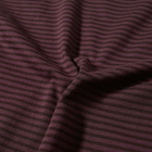 Armor-Lux Men's Callac Striped T-Shirt in Dark Burgundy/Moka