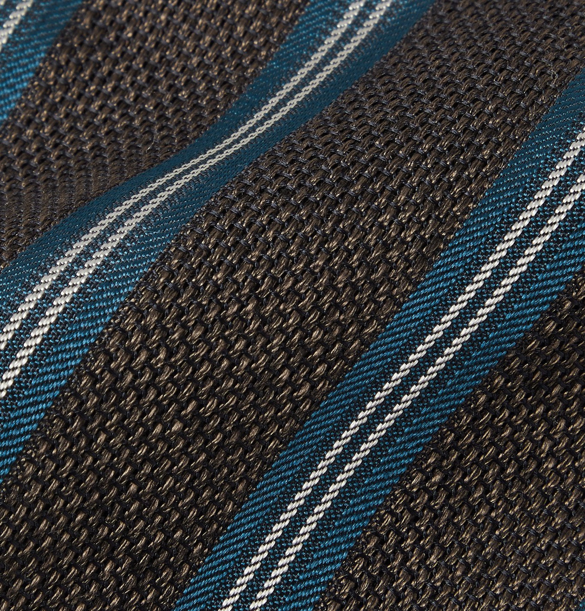 Bigi - 8cm Striped Silk and Wool-Blend Jacquard Tie - Green