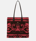 Valentino Garavani VLogo N/S Medium terry tote bag