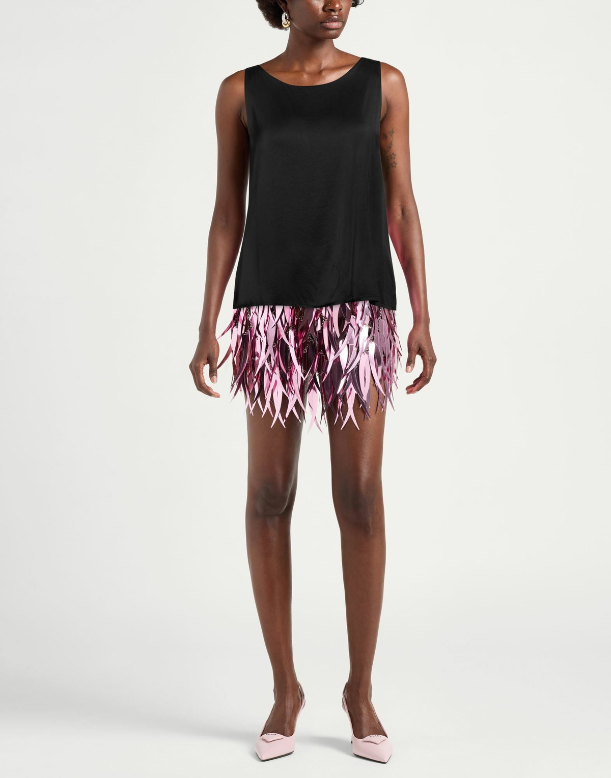 Manila Grace Womens Top in Black