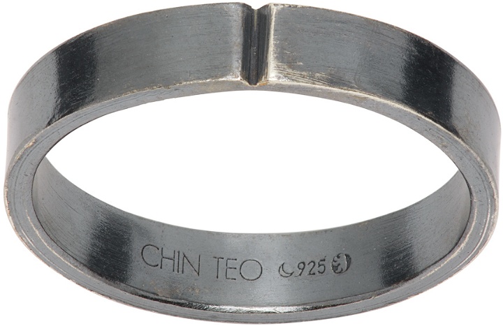 Photo: Chin Teo SSENSE Exclusive Silver Midnight Ring
