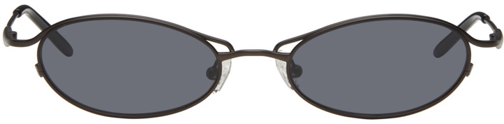 Photo: Song for the Mute SSENSE Exclusive Black Ant Sunglasses