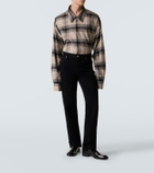 Calvin Klein Collection Tyson checked cotton shirt