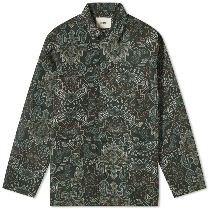 Photo: Kestin Men's Ormiston Jacket in Dark Olive Jacquard