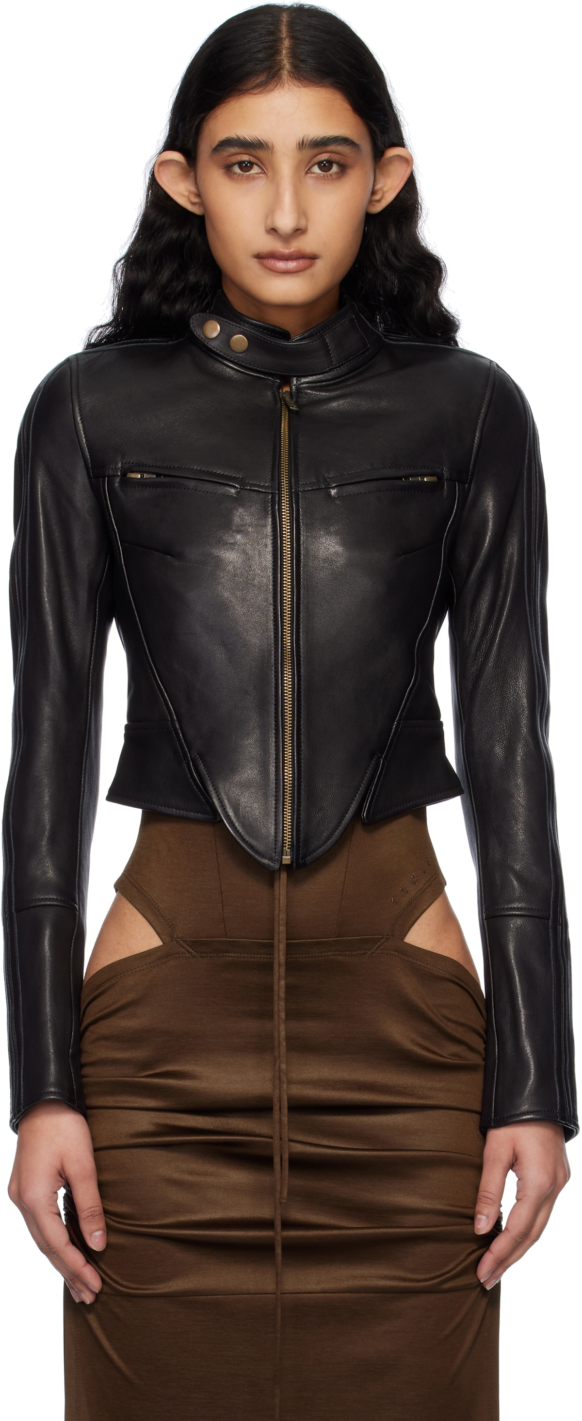 KNWLS Black Claw Leather Jacket