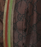 Gucci - GG Supreme silk-twill sweatpants