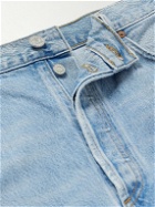 AGOLDE - Low Slung Baggy Wide-Leg Distressed Jeans - Blue