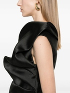 Marques'Almeida Satin Draped Mini Dress