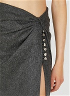 Flannel Skirt in Grey