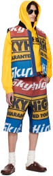 Sky High Farm Workwear Multicolor Print Denim Vest