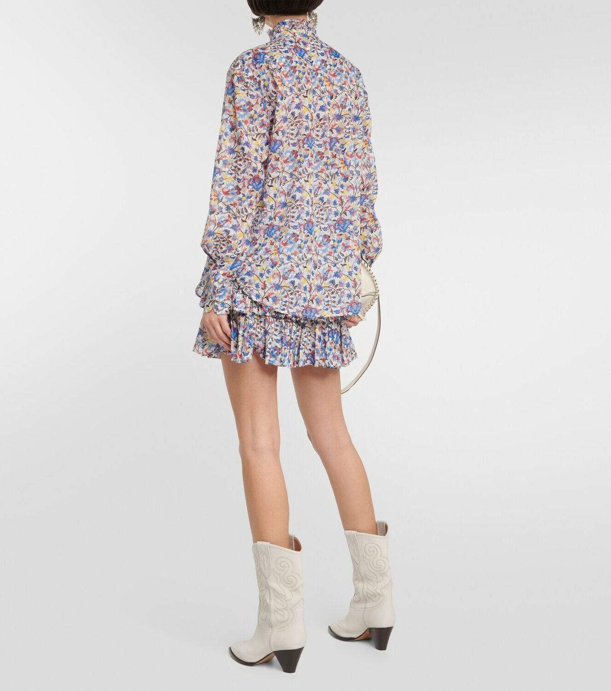 Marant Etoile Floral cotton blouse