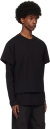 HELIOT EMIL Back Layered Crewneck T-shirt