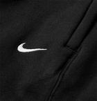 Nike - NRG Tapered Fleece-Back Cotton-Blend Jersey Sweatpants - Black