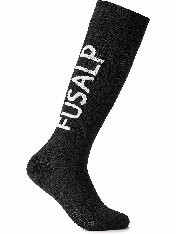 Photo: Fusalp - Logo-Jacquard Meryl® Skinlife Socks - Black