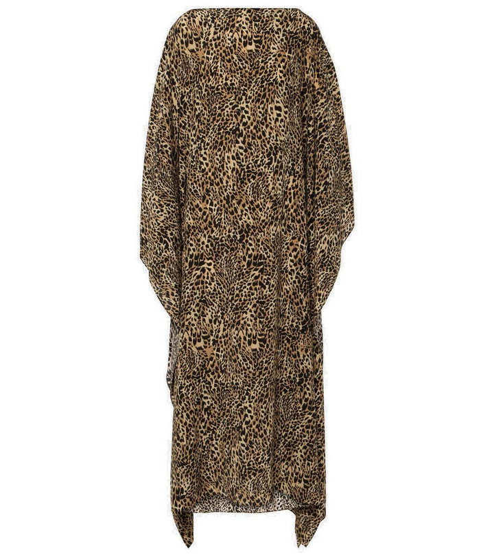 Photo: Givenchy Leopard-print silk kaftan