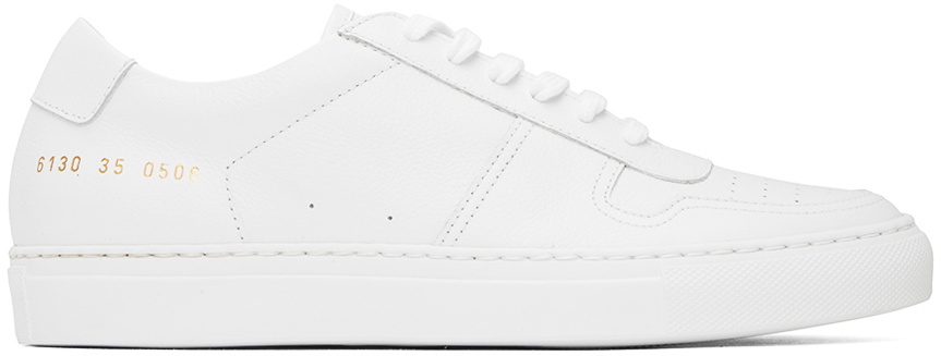 Photo: Common Projects White BBall Classic Low Sneakers