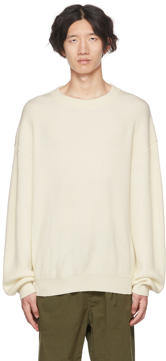 Photo: APPLIED ART FORMS Off-White EM1-1 Sweater