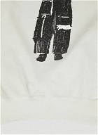 Graphic Print Sweatshirt in White