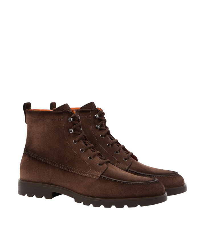 Photo: Santoni Suede lace-up boots