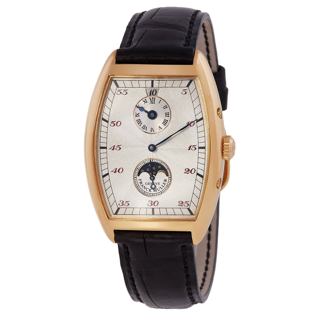 Franck Muller Jump Hours Automatic Moon Phase Silver Dial Watch 2852 D HS 5N