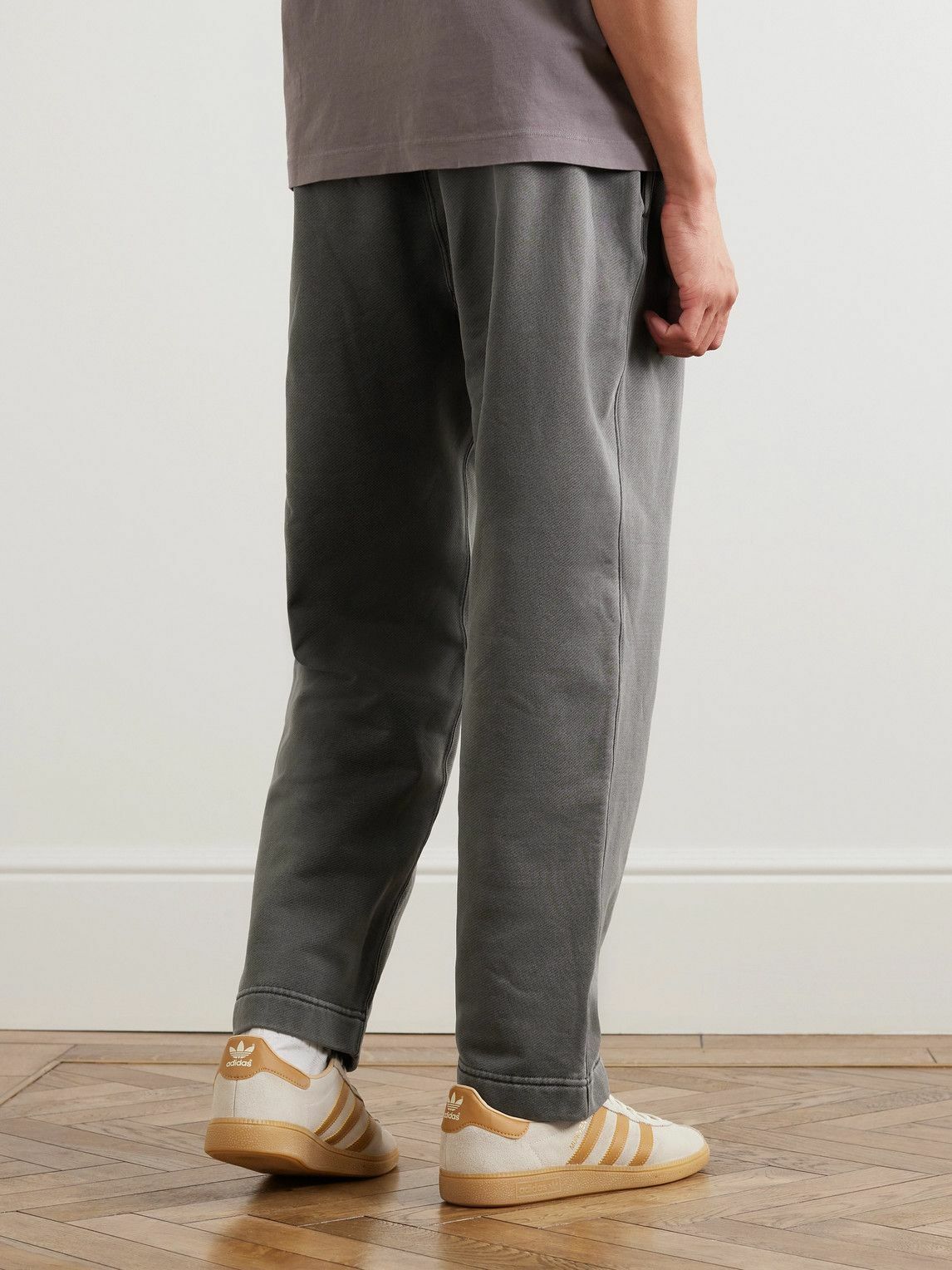 Lady White Co Cotton-Blend Jersey Sweatpants Gray Lady White