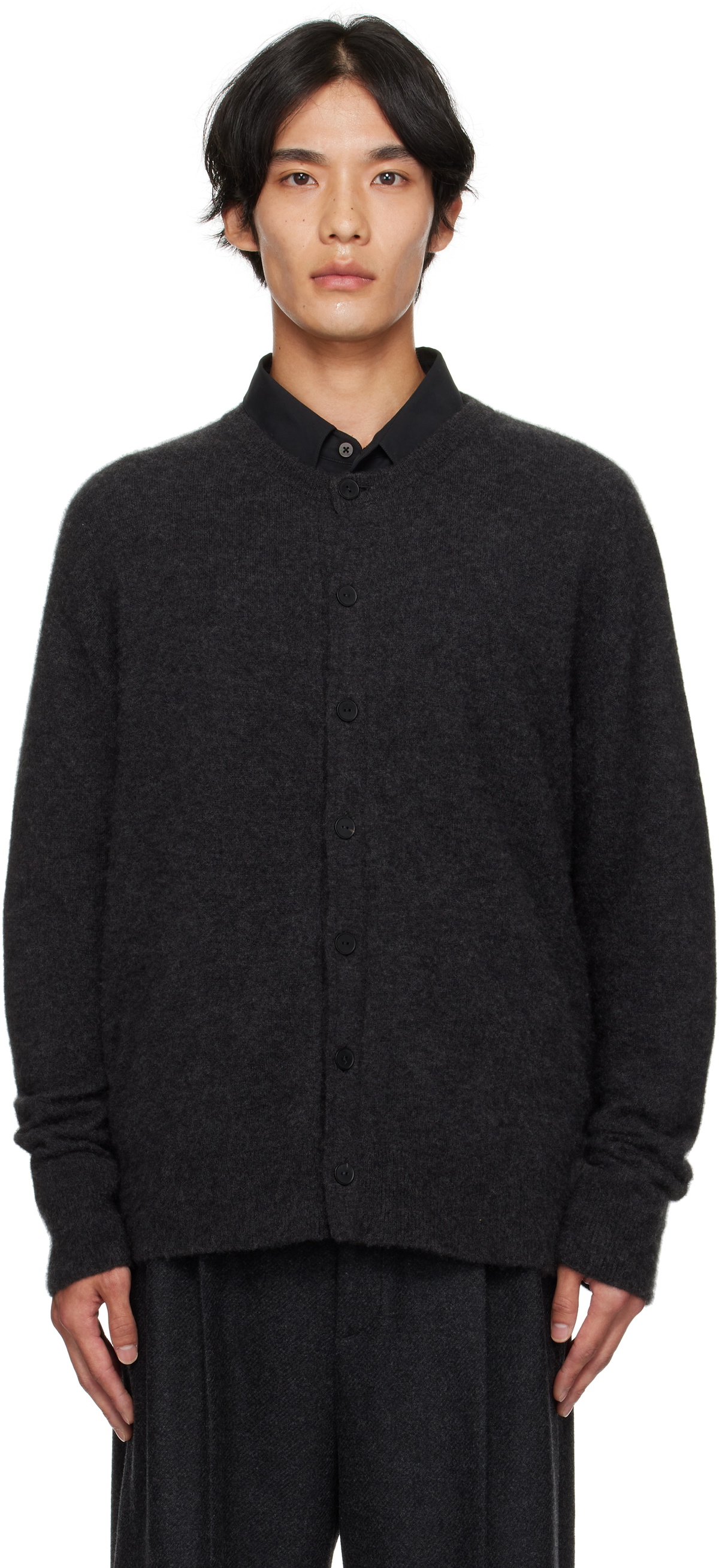 The Row Gray Danube Cardigan
