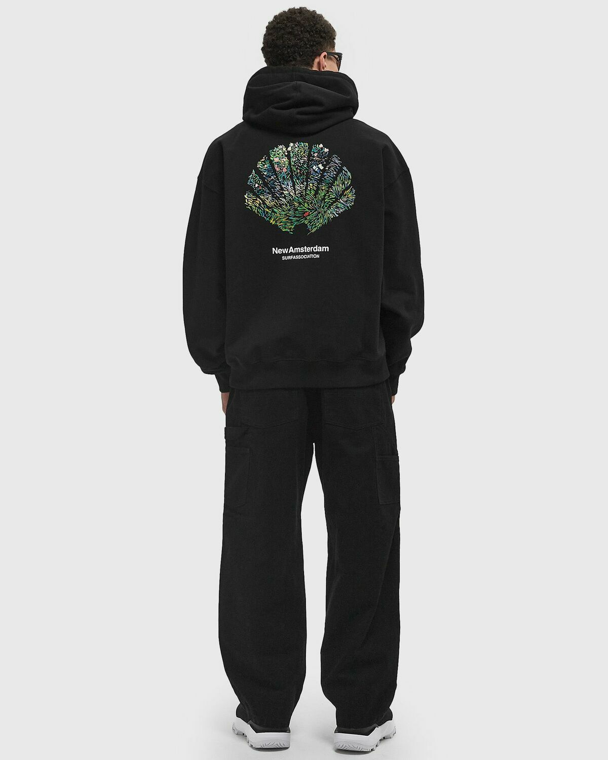 New Amsterdam TALL GRASS HOODIE pink Mens Hoody