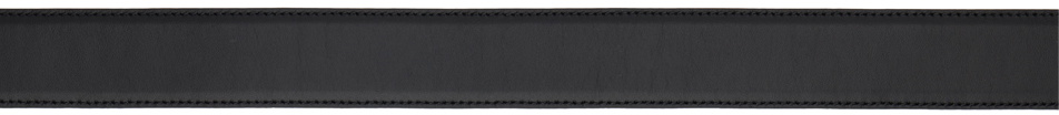 Moschino Black Logo Belt