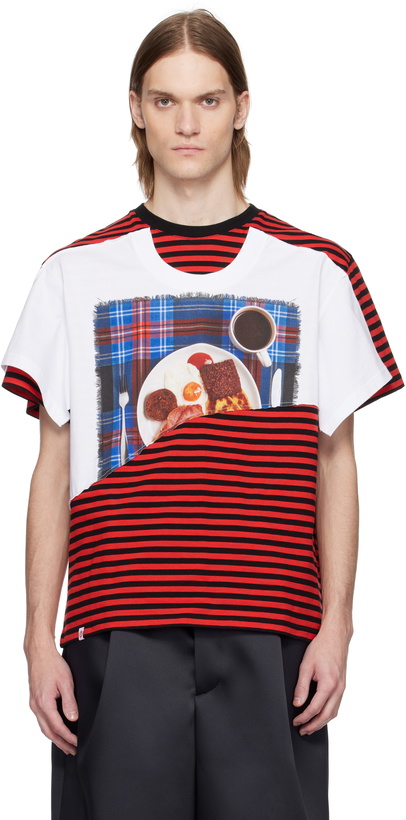Photo: Charles Jeffrey LOVERBOY Red & Black Auld Hag Edition Double T-shirt