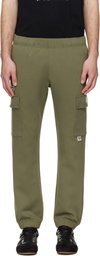 AAPE by A Bathing Ape Khaki 'AAPENOW' Moonface Cargo Sweatpants