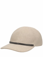 BRUNELLO CUCINELLI Embellished Gabardine Baseball Cap