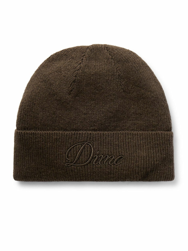 Photo: DIME - Logo-Embroidered Ribbed-Knit Beanie
